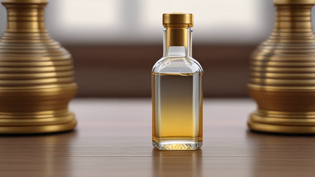 A tequila bottle with a silver label and a glass cap.